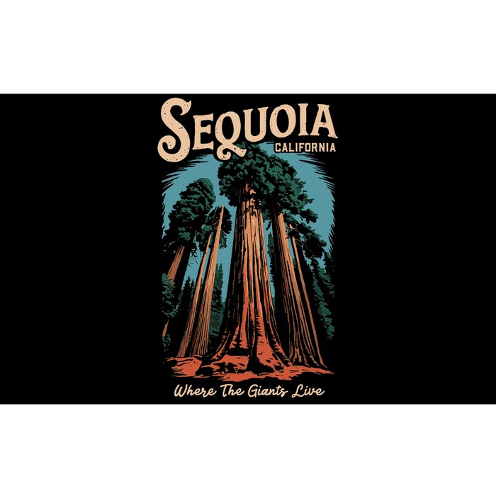 Sequoia National Park California Giant Tree Outdoors Bumper Sticker