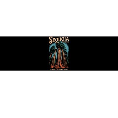 Sequoia National Park California Giant Tree Outdoors Bumper Sticker