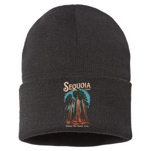 Sequoia National Park California Giant Tree Outdoors Sustainable Knit Beanie