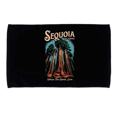 Sequoia National Park California Giant Tree Outdoors Microfiber Hand Towel