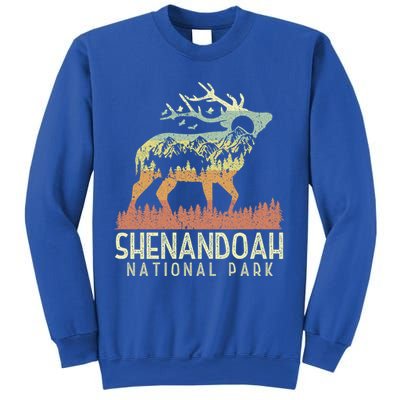Shenandoah National Park Retro Vintage Mountain Elk Gift Sweatshirt