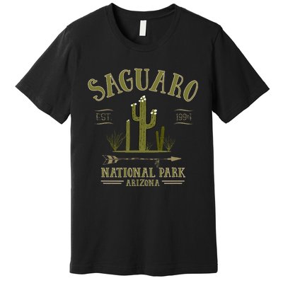 SAGUARO NATIONAL PARK ARIZONA Tourist Souvenir Gift Premium T-Shirt