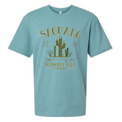 SAGUARO NATIONAL PARK ARIZONA Tourist Souvenir Gift Sueded Cloud Jersey T-Shirt