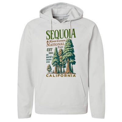 Sequoia National Park Performance Fleece Hoodie