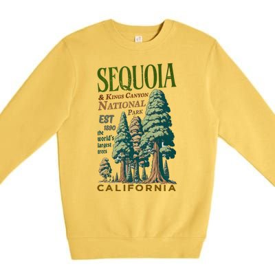 Sequoia National Park Premium Crewneck Sweatshirt