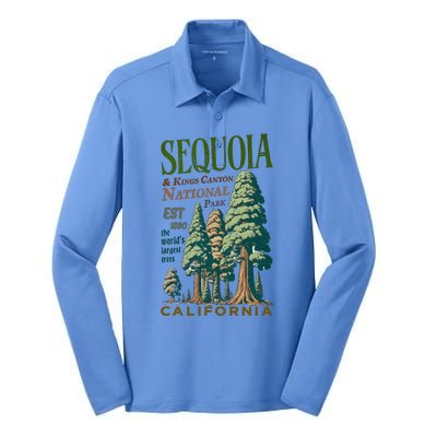 Sequoia National Park Silk Touch Performance Long Sleeve Polo