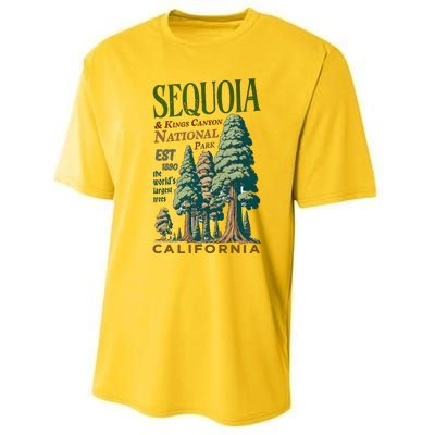 Sequoia National Park Performance Sprint T-Shirt