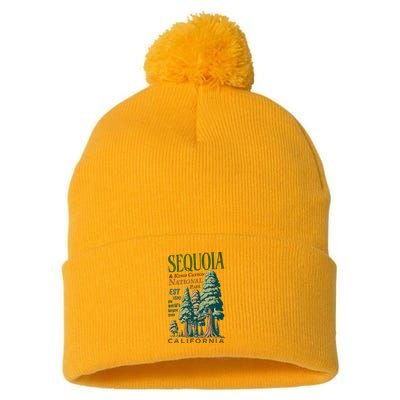 Sequoia National Park Pom Pom 12in Knit Beanie