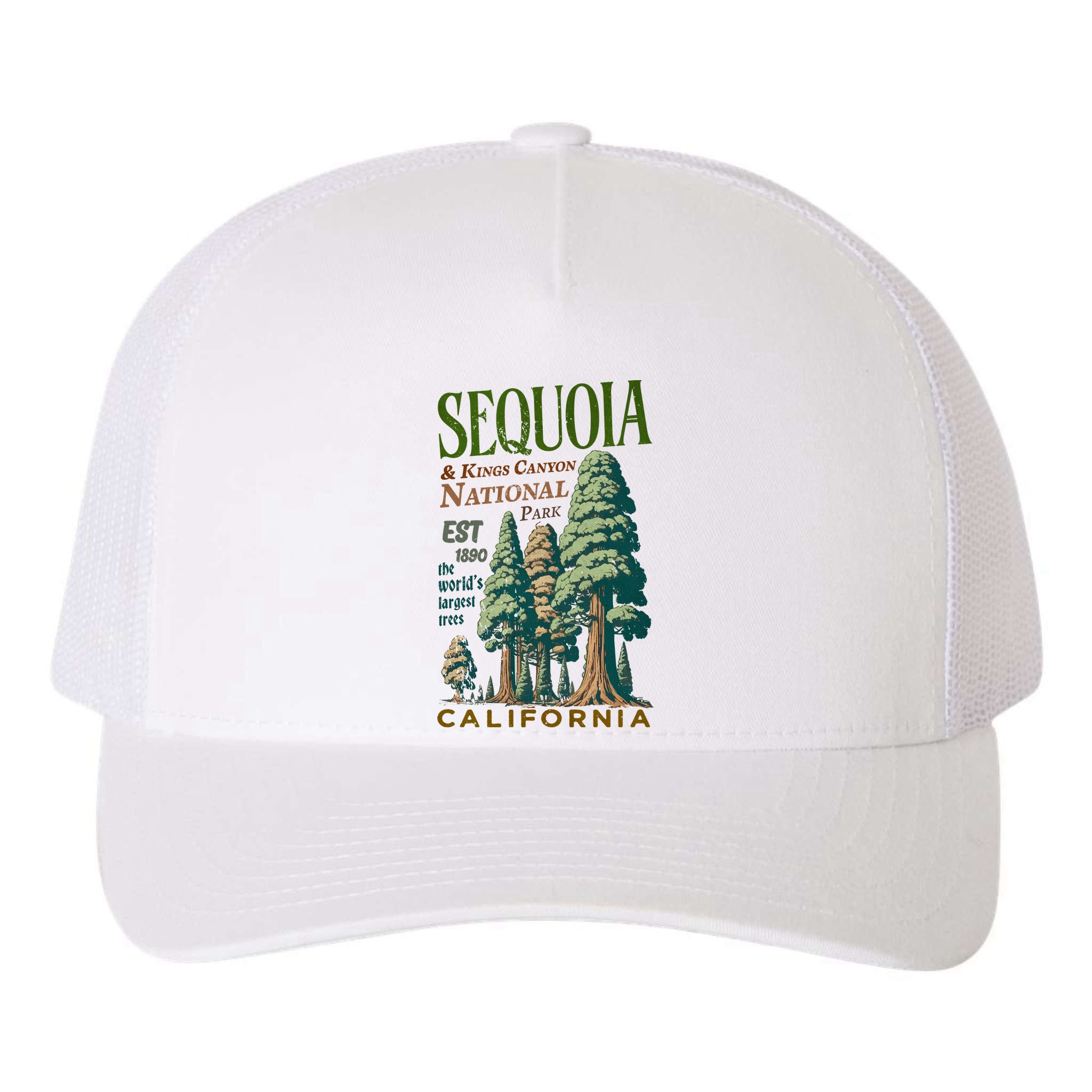 Sequoia National Park Yupoong Adult 5-Panel Trucker Hat