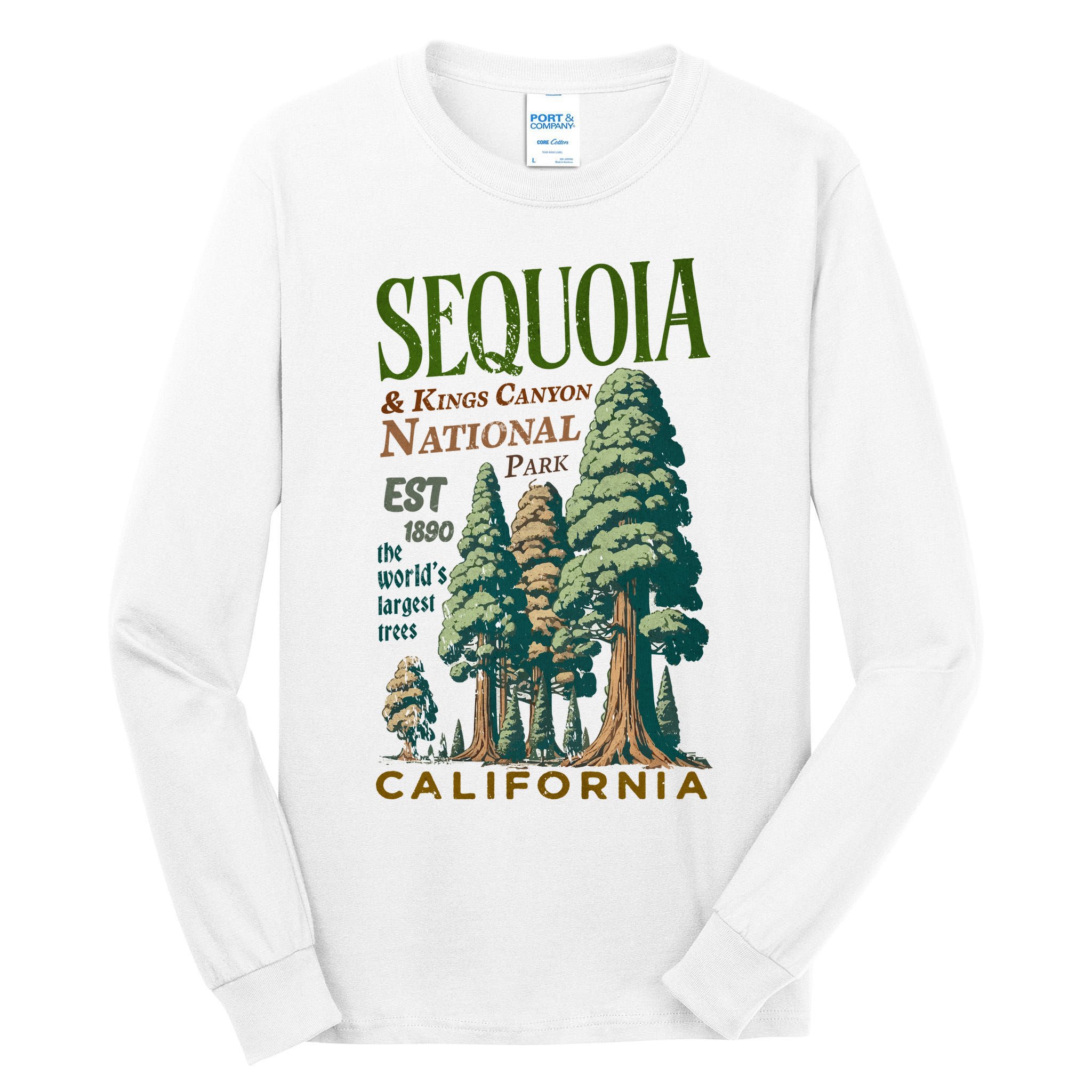 Sequoia National Park Tall Long Sleeve T-Shirt
