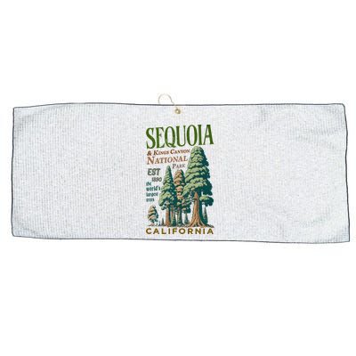Sequoia National Park Large Microfiber Waffle Golf Towel