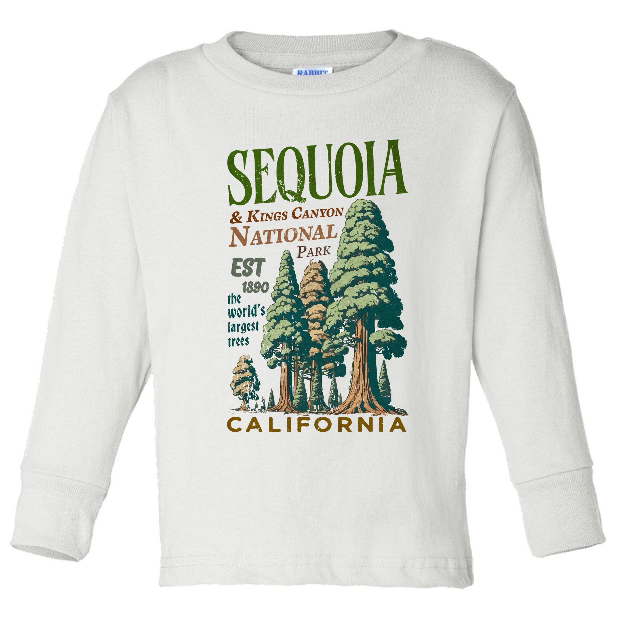 Sequoia National Park Toddler Long Sleeve Shirt
