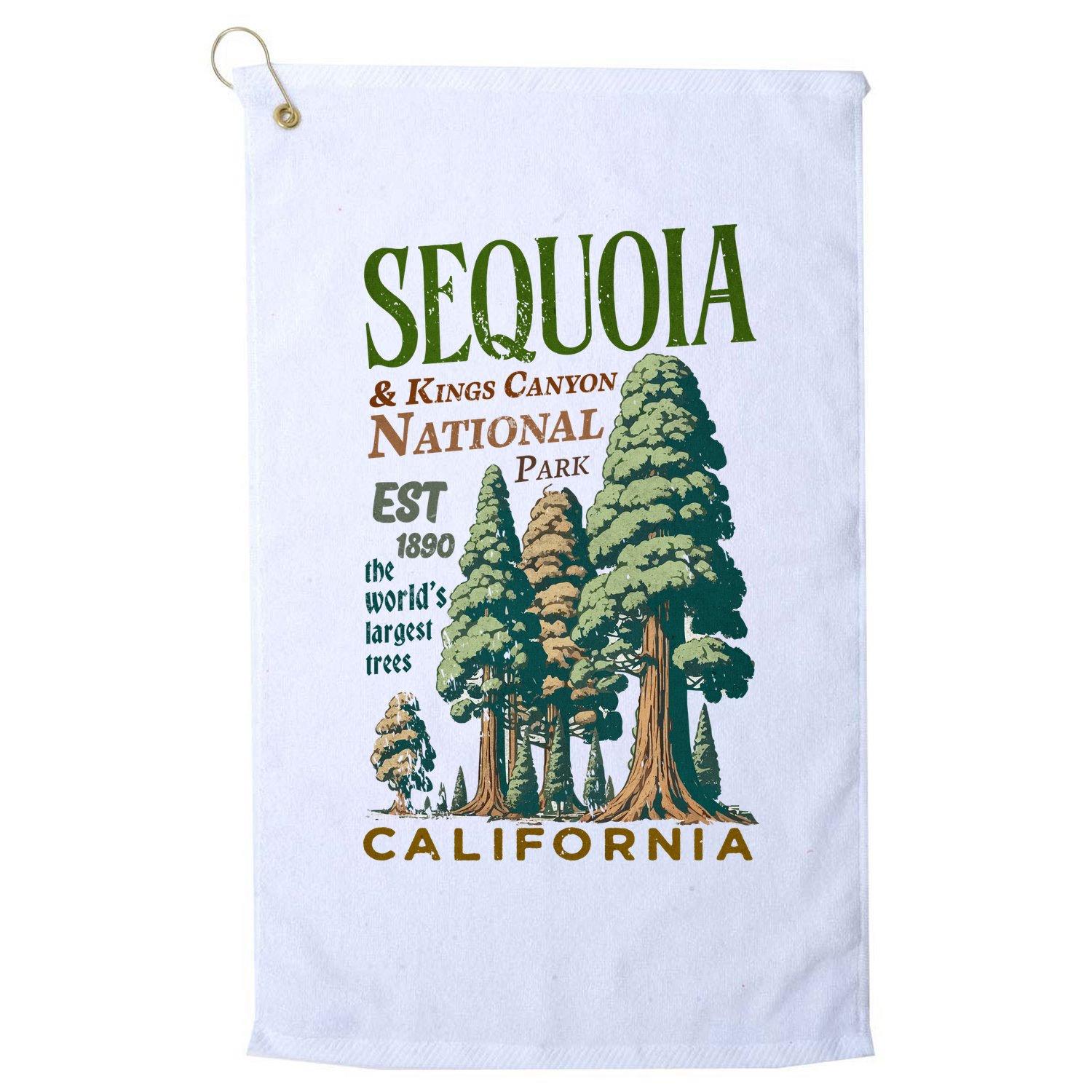 Sequoia National Park Golf Towel