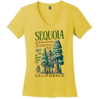 Sequoia National Park Women's V-Neck T-Shirt