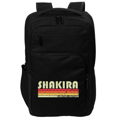S.H.A.K.I.R.A Name Personalized Retro Vintage 80s 90s Birthday Impact Tech Backpack
