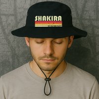 S.H.A.K.I.R.A Name Personalized Retro Vintage 80s 90s Birthday Bucket Hat