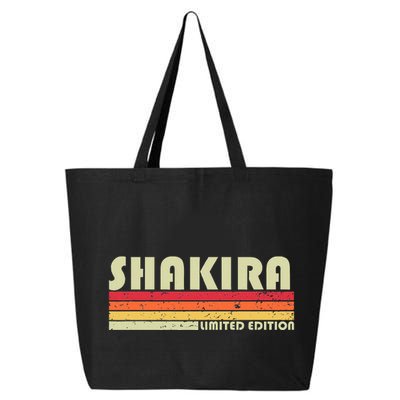 S.H.A.K.I.R.A Name Personalized Retro Vintage 80s 90s Birthday 25L Jumbo Tote