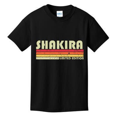 S.H.A.K.I.R.A Name Personalized Retro Vintage 80s 90s Birthday Kids T-Shirt