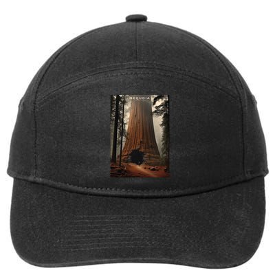Sequoia National Park Photographic Design 7-Panel Snapback Hat