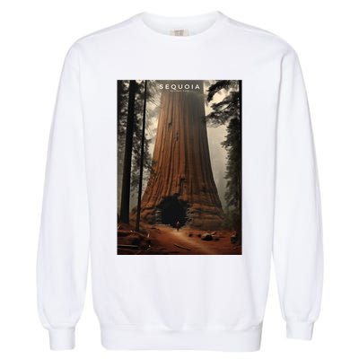 Sequoia National Park Photographic Design Garment-Dyed Sweatshirt