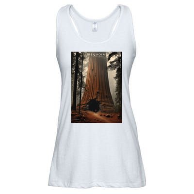 Sequoia National Park Photographic Design Ladies Essential Flowy Tank
