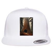 Sequoia National Park Photographic Design Flat Bill Trucker Hat