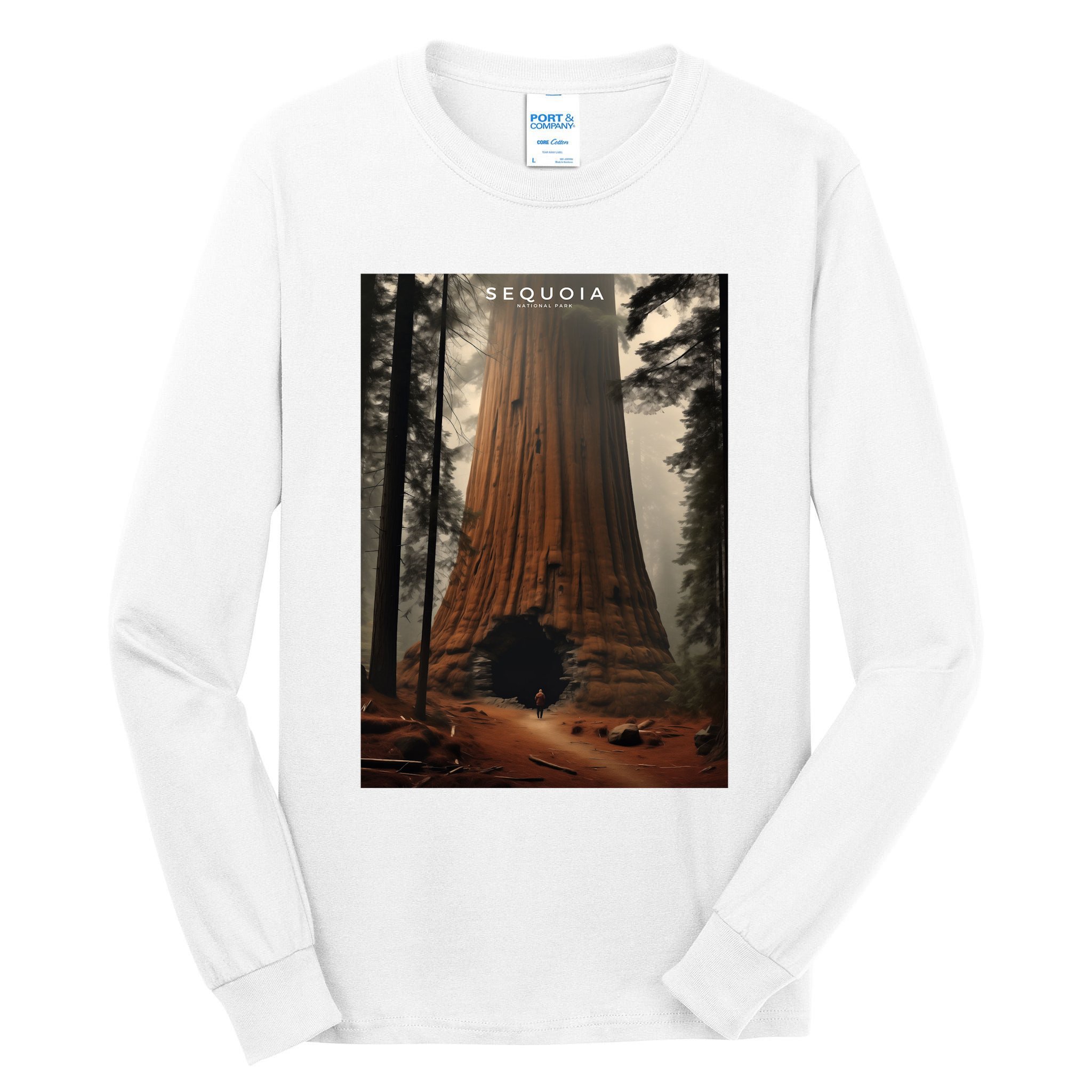 Sequoia National Park Photographic Design Tall Long Sleeve T-Shirt