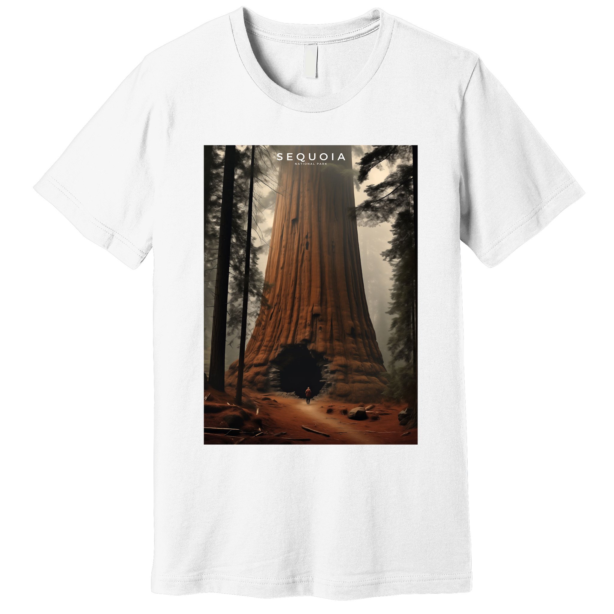 Sequoia National Park Photographic Design Premium T-Shirt