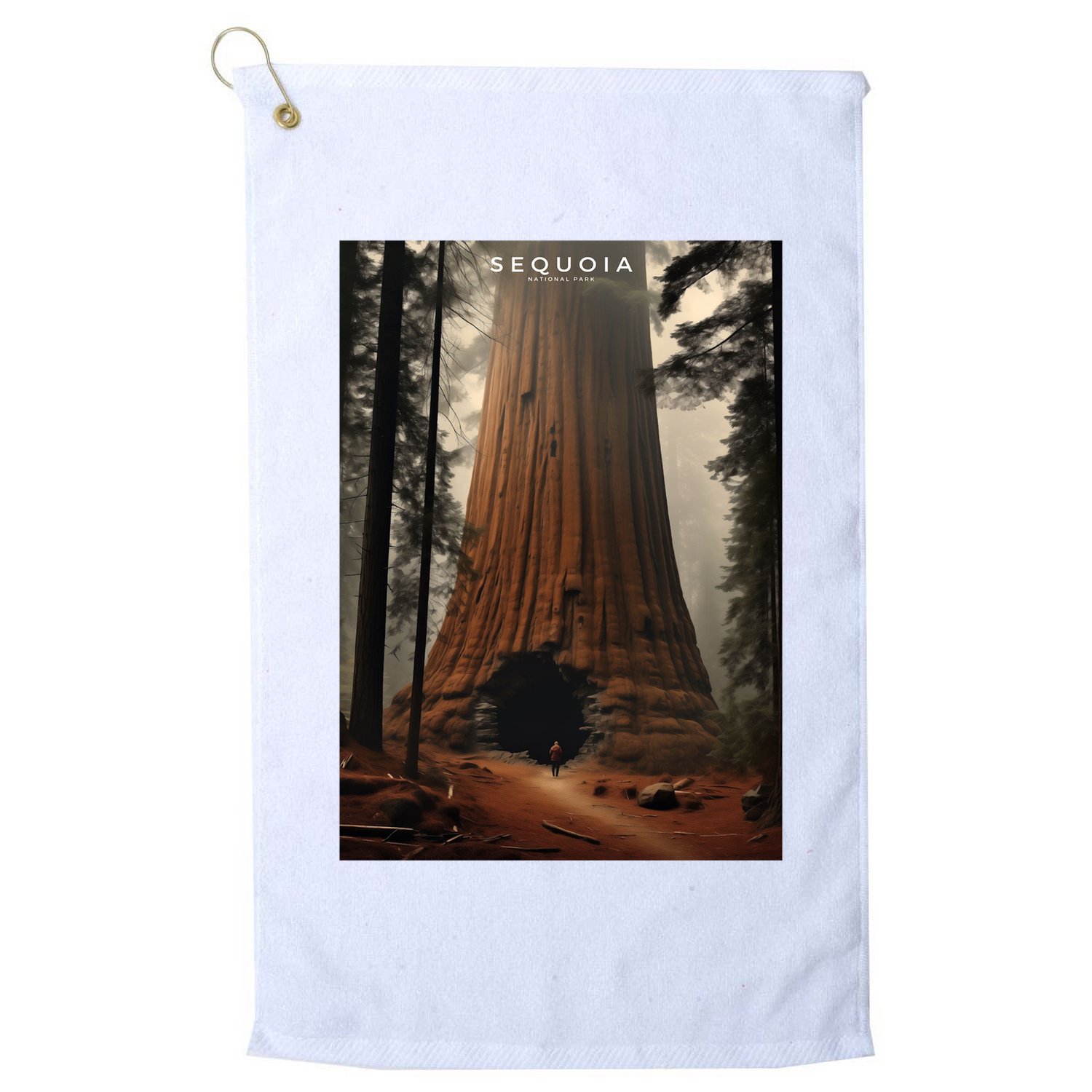 Sequoia National Park Photographic Design Golf Towel
