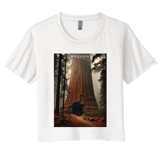 Sequoia National Park Photographic Design Crop Top