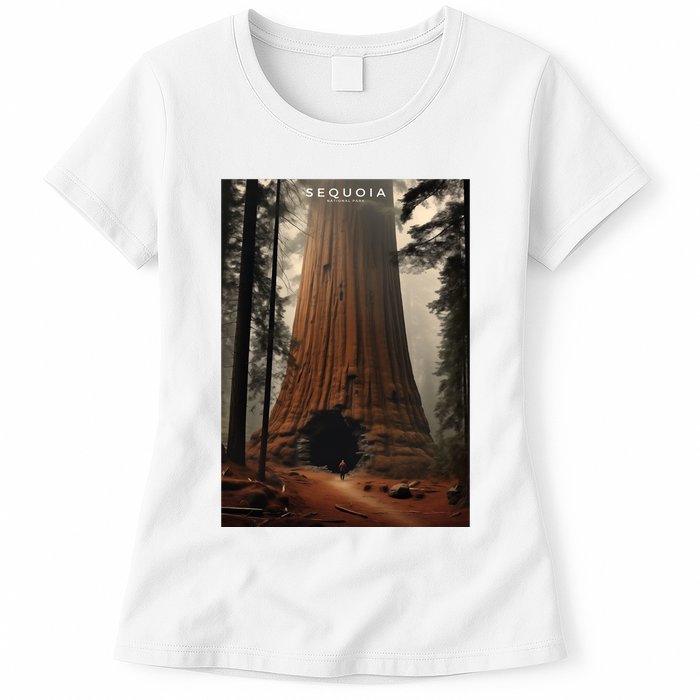 Sequoia National Park Photographic Design Womens T-Shirt