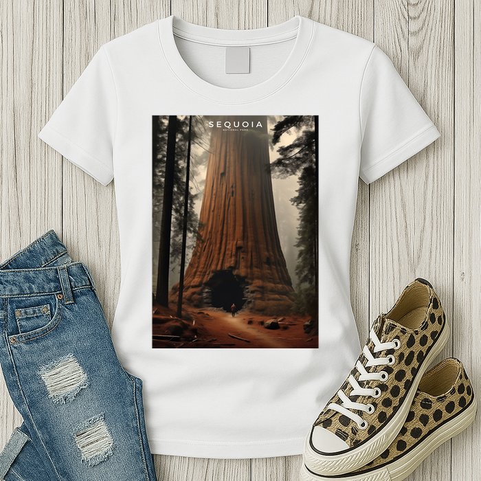 Sequoia National Park Photographic Design Womens T-Shirt