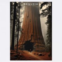 Sequoia National Park Photographic Design Womens T-Shirt