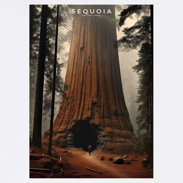 Sequoia National Park Photographic Design Womens T-Shirt