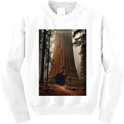 Sequoia National Park Photographic Design Kids Sweatshirt