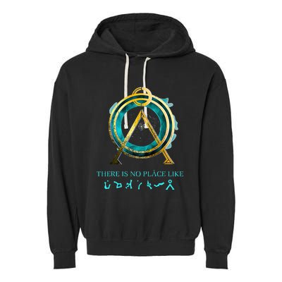 Stargate No Place Like Home Gate Garment-Dyed Fleece Hoodie