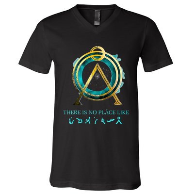 Stargate No Place Like Home Gate V-Neck T-Shirt