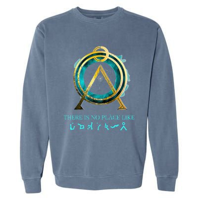 Stargate No Place Like Home Gate Garment-Dyed Sweatshirt