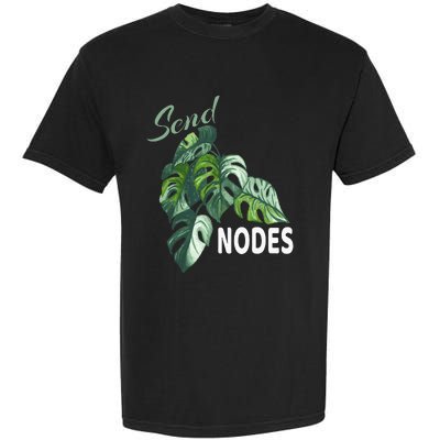 Send Nodes Plant Lovers Monstera Albo Garment-Dyed Heavyweight T-Shirt