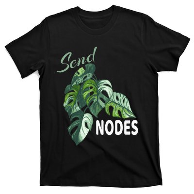 Send Nodes Plant Lovers Monstera Albo T-Shirt