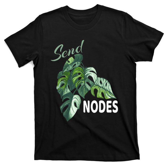 Send Nodes Plant Lovers Monstera Albo T-Shirt