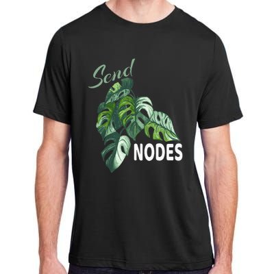 Send Nodes Plant Lovers Monstera Albo Adult ChromaSoft Performance T-Shirt