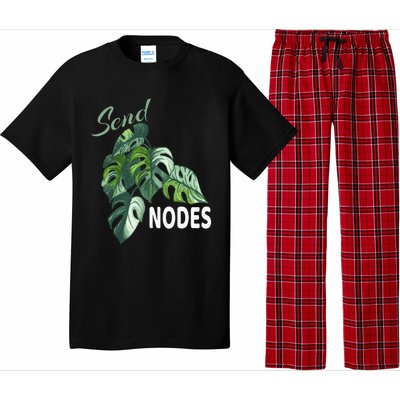 Send Nodes Plant Lovers Monstera Albo Pajama Set