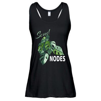 Send Nodes Plant Lovers Monstera Albo Ladies Essential Flowy Tank