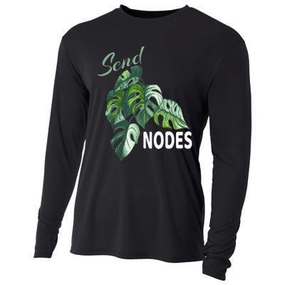 Send Nodes Plant Lovers Monstera Albo Cooling Performance Long Sleeve Crew