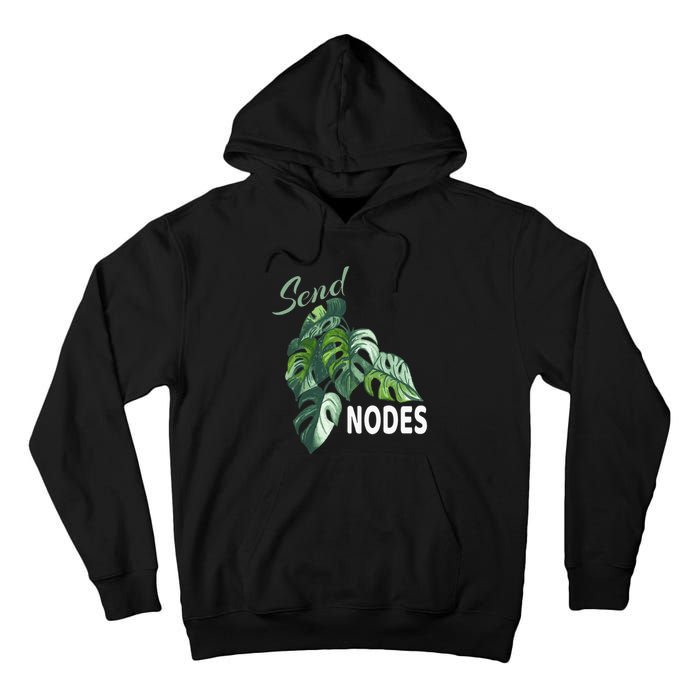 Send Nodes Plant Lovers Monstera Albo Tall Hoodie