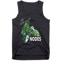 Send Nodes Plant Lovers Monstera Albo Tank Top