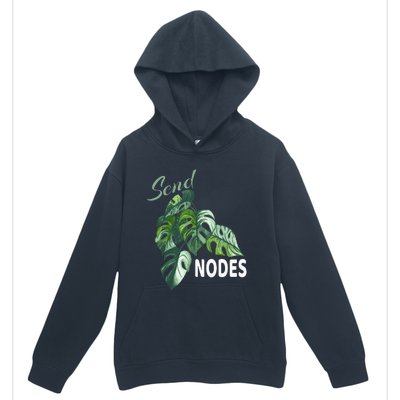 Send Nodes Plant Lovers Monstera Albo Urban Pullover Hoodie