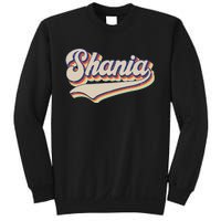 Shania Name Personalized Vintage Retro Gift Wo Sweatshirt