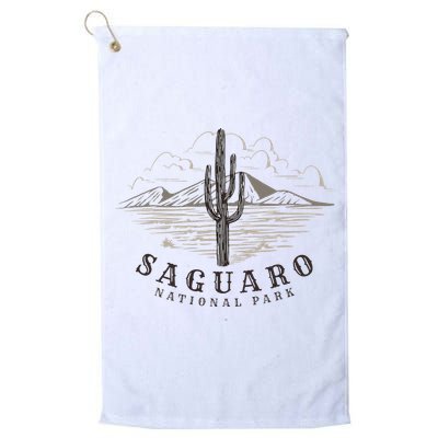 Saguaro National Park Tucson Arizona Cactus Golf Towel